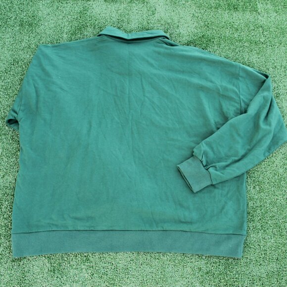 💚Michigan State Spartans Womens Green Martha Polo LS Tee Pressbox - Picture 6 of 6